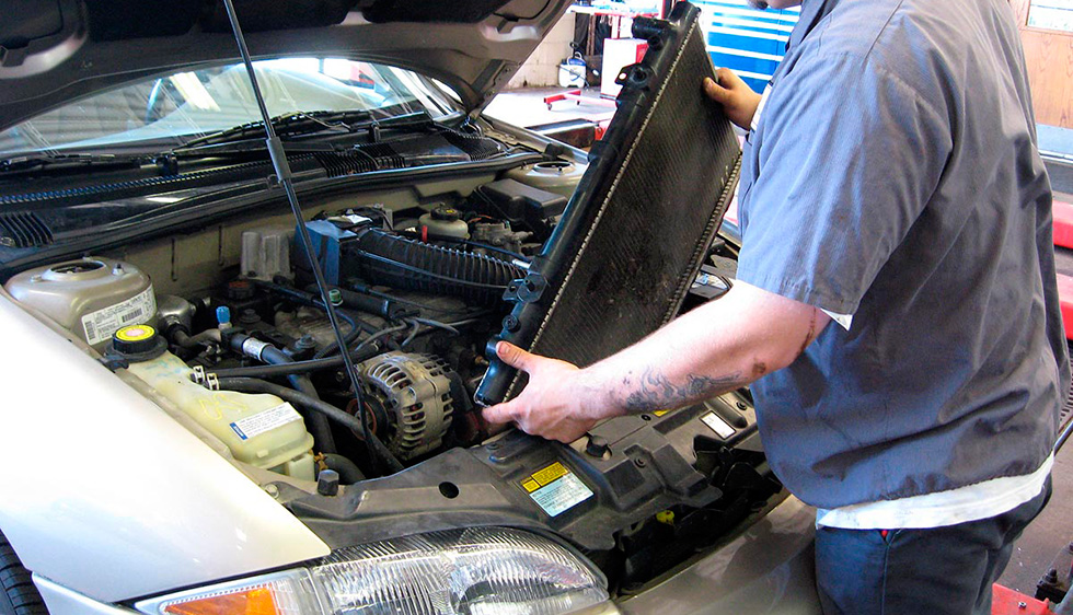 ремонт системы охлаждения двигателя